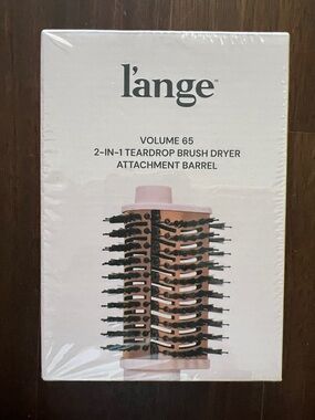 Lange Volume 65 2-in-1 Teardrop Brush Dryer Attachment Barrel - Pink